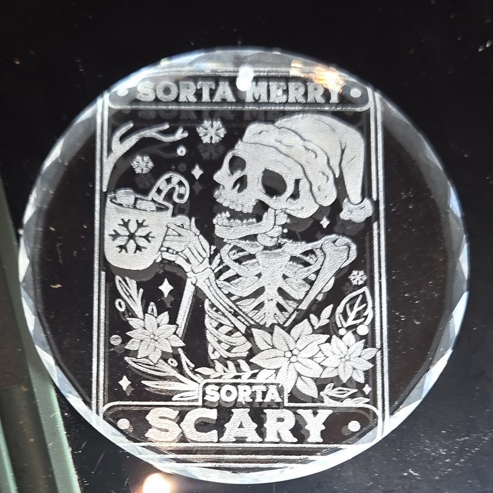 Festive Skeleton Holiday Ornament